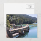 Glines Canyon Damはがき ポストカード (正面/裏面)