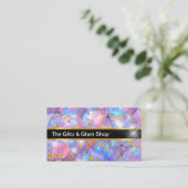 Glit And Glam Fashion Retail Store Business Cards  名刺 (スタンド正面)