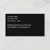 Glit And Glam Fashion Retail Store Business Cards  名刺 (裏面)