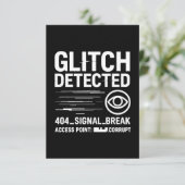 GLITCHの検出 – 破損した信号伝送 カード (スタンド正面)