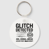 GLITCHの検出 – 破損した信号伝送 キーホルダー (正面)