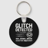 GLITCHの検出 – 破損した信号伝送 キーホルダー (正面)