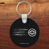 GLITCHの検出 – 破損した信号伝送 キーホルダー (裏面)