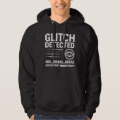 GLITCHの検出 – 破損した信号伝送 パーカ (正面)