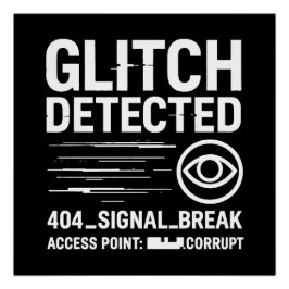 GLITCHの検出 – 破損した信号伝送 ポスター