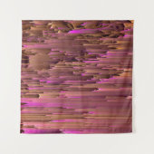 glitchテクスチャオーバーレイTVヴィンテージフレームフィルムバック タペストリー (正面)