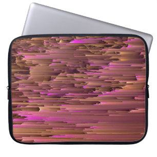 glitchテクスチャオーバーレイTVヴィンテージフレームフィルムバック ラップトップスリーブ