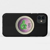 Glitch Achievement参加者賞Beanの表示 Case-Mate iPhoneケース (裏面(横))