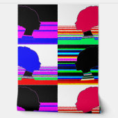 Glitch Afro Profile – Pop Art Wallpaper 壁紙 (ほどく)