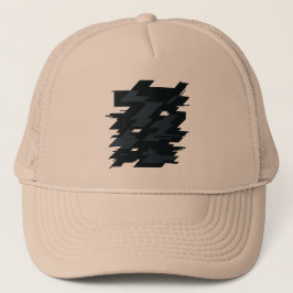 Glitch Art Trucker Hat キャップ