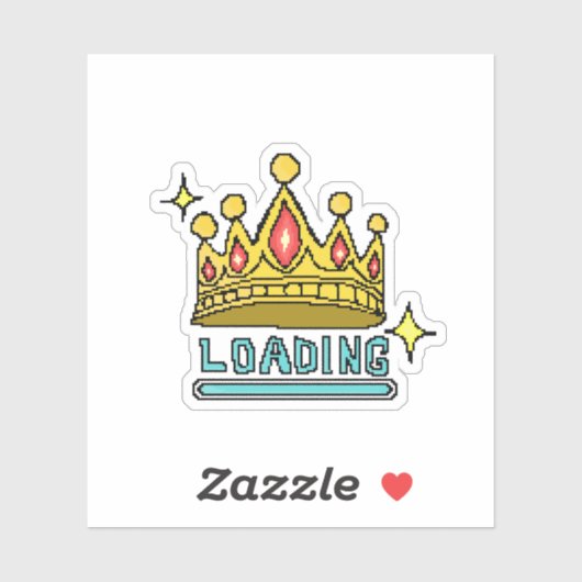 Glitch Crown Loading: 8-Bit Rebellion Awakens シール (シート)