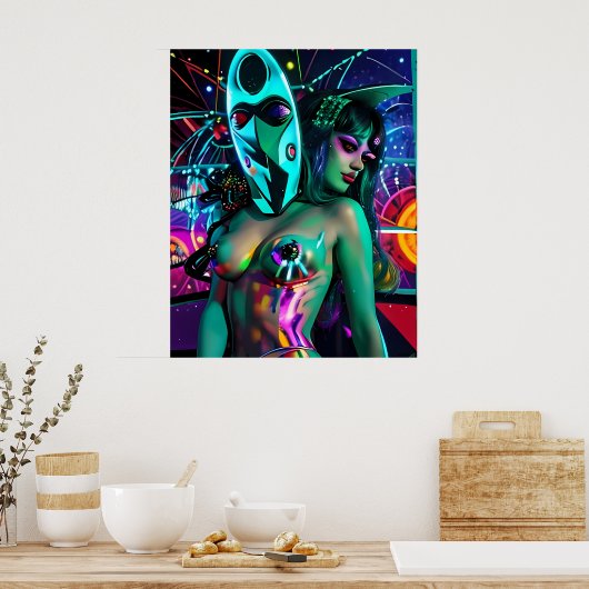 Glitch Dream-Streaming the Old Gods ポスター (キッチン)