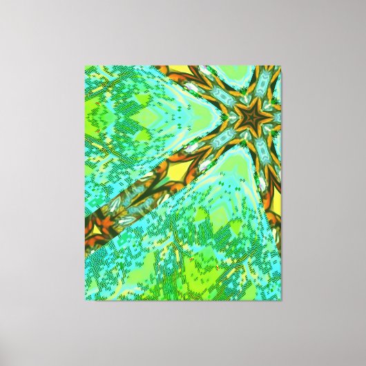 Glitch E-1 キャンバスプリント (正面)