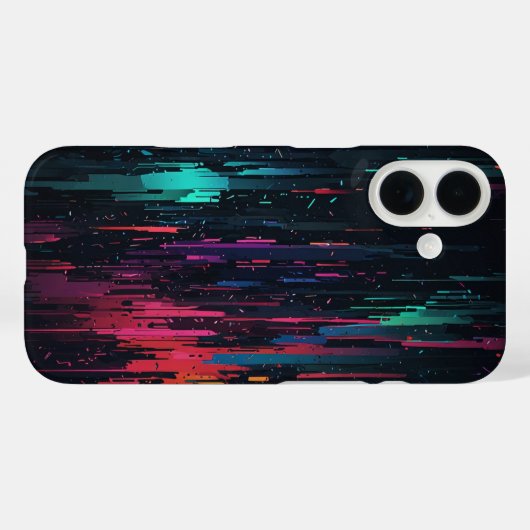Glitch effect Phone Case Case-Mate iPhoneケース (裏面 (横))