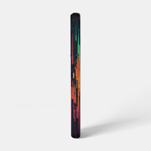 Glitch effect Phone Case Samsung Galaxyケース (左側面)