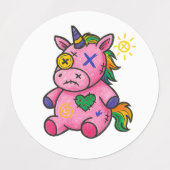 Glitch Gang — Cute Chaos Sticker Pack ラベル (デザイン2)