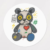 Glitch Gang — Cute Chaos Sticker Pack ラベル (デザイン1)