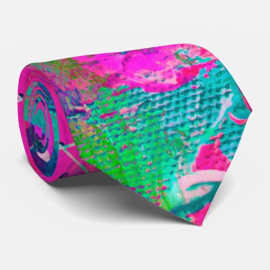 Glitch Graffiti abstract pattern ネクタイ (ロール)