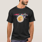 Glitch Hummus Middle Eastern Kitchen Men Women Chi Tシャツ (正面)