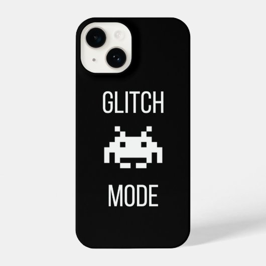 GLITCH / MODE Phone Case – DarkGG Minimal Design iPhoneケース (裏面)
