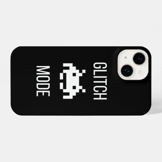 GLITCH / MODE Phone Case – DarkGG Minimal Design iPhoneケース (裏面横)