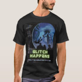 Glitch Occues Simulated Reality Edition Tシャツ (正面)