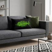 Glitch Pixel Code Fish アクセントクッション