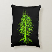 Glitch Pixel Code Fish アクセントクッション (裏面(縦))