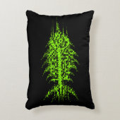 Glitch Pixel Code Fish アクセントクッション (正面(垂直))