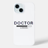 Glitch Pixel Doctor Loading Humor Case-Mate iPhoneケース (裏面)