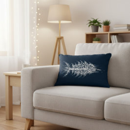 Glitch Pixel White Fish アクセントクッション