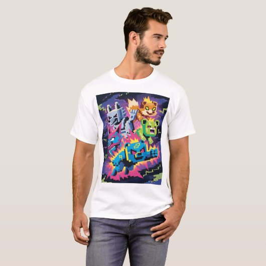 Glitch Rampage Tシャツ (正面フル)