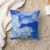 Glitch Sunset Landscape Decor クッション (ブランケット)