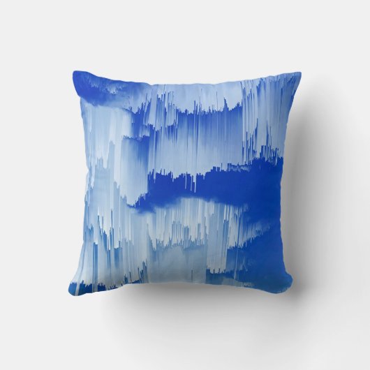 Glitch Sunset Landscape Decor クッション (裏面)