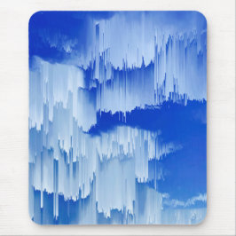 Glitch Sunset Landscape Decor マウスパッド