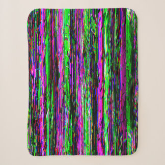 Glitch tech abstract pattern シェルパブランケット