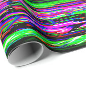 Glitch tech abstract pattern ラッピングペーパー (ロールコーナー)