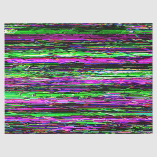 Glitch tech abstract pattern 薄葉紙 (正面)