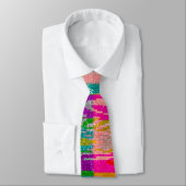 Glitch tech abstract pattern print tie ネクタイ (タイ)