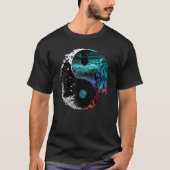 Glitch Yin Yang Tシャツ (正面)