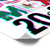 Glitched CAN USA MEX 2026  – World Cup Soccer  ポスター (角)