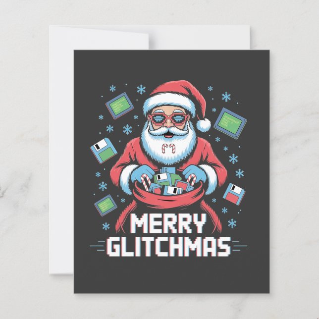 Glitchmasコメリーーディングプログラマサンタ・クリスマス (正面)