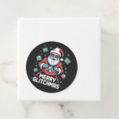 Glitchmasコメリーーディングプログラマサンタ・クリスマス フェイバータグ (インサイチュ)