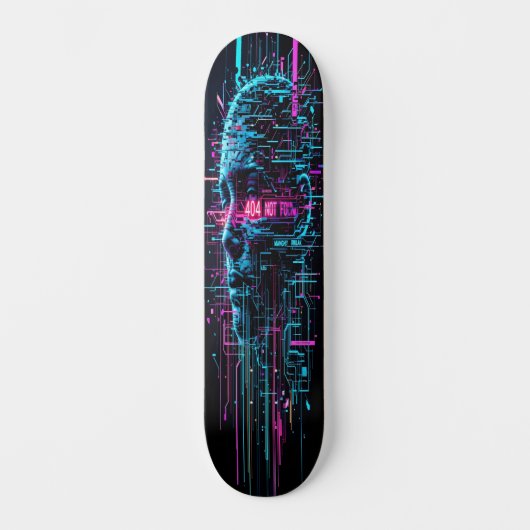 Glitchwave Skater Edition 1 スケートボード (正面)
