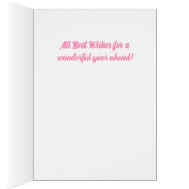 Glitsy! Personalized Sweet 16 Birthday Card (内側 (右))