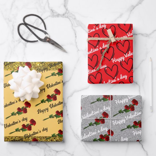 glitter  ラッピングペーパーシート (正面)