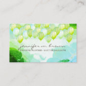 Glitter Balloons Party Event Planner glitz 名刺 (正面)