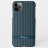 Glitter blue  | Minimal Modern Initial Monogram  iPhoneケース (裏面)