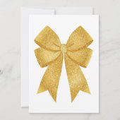 Glitter Bow “It’s My 30th!” Funny Adult Birthday  招待状 (裏面)