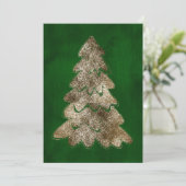 Glitter Christmas Tree Card シーズンカード (スタンド正面)